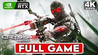 CRYSIS 3 REMASTERED Gameplay Walkthrough Part 1 FULL GAME 4K 60FPS PC RTX - No Commentary