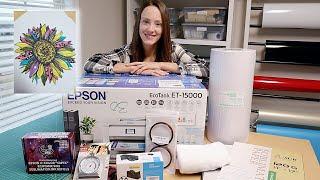 How to Set up an Epson EcoTank 15000 for Sublimation  Supplies you need & Making my first print