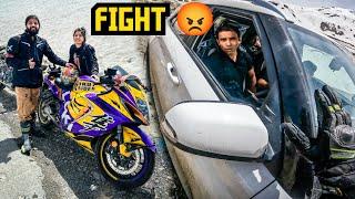 Apni Superbike Hayabusa Pr Ladakh Jaatey Waqt Ladai Hogai  Ep9