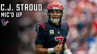 C.J. Stroud micd up  Listen in as the Houston Texans QB helps his team to a big home win