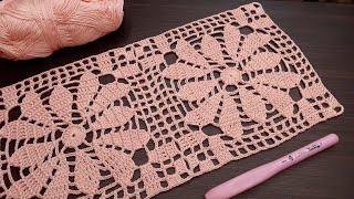 Большой  КВАДРАТНЫЙ МОТИВ крючком Соединение мотивов мастер-класс How to Crochet for Beginners