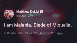 I am Malenia Blade of Miquella.