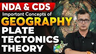 Plate Tectonics Theory  Most Important Concepts Of Geography  NDA & CDS 2024  Bhanwar Singh