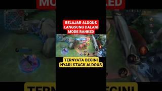 belajar aldous langsung mode ranked #mobilelegends #mlbb #mobilelegendsindonesia #shorts