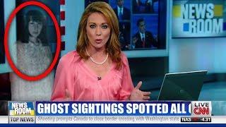 Top 5 Scariest Ghost Sightings CAUGHT ON LIVE TV