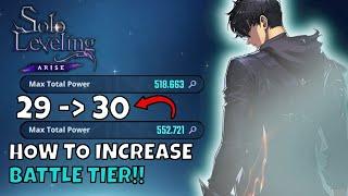 Solo Leveling Arise How to Quickly Increase Your Battle Tier