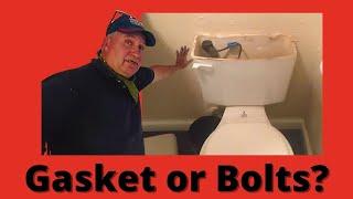 Whats Leaking How to Replace Toilet Tank Gasket & Bolts