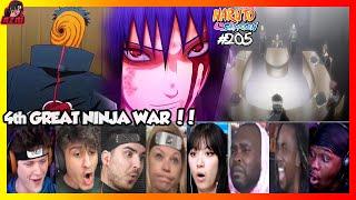 Obito Declares War?Naruto Shippuden Episode 205 REACTION MASHUP