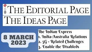 8th March 2023  Gargi Classes The Indian Express Editorials & Idea Analysis  By R.K. Lata