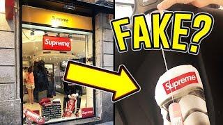 I Visited The Fake Supreme Store in Spain *GOT KICKED OUT*