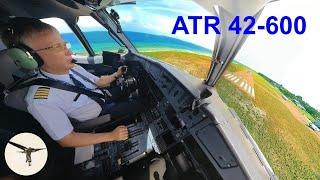 ATR 42-600 Cockpit View Full Flight Experience  Maldives Adventure  Must Watch  Fly with Magnar