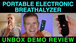 Electronic Breathalyzer Portable Accurate Alcohol Tester by FFtopu Unboxing Demo Review