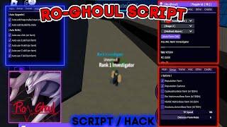 Ro-Ghoul Script  Hack GUI  Auto Farm Rep Farm Auto Trainer  PCMobile