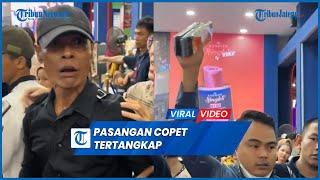 Detik-detik Pasangan Copet Tertangkap Di Tasnya Ditemukan Puluhan HP