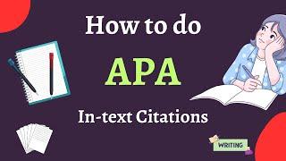 How to do APA 7 in-text citation