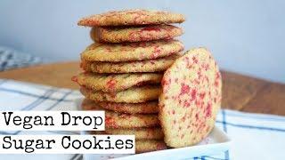 Drop Sugar Cookies  Vegan  Easy