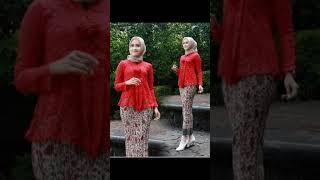 Inspirasi Fashion Kebaya Warna Merah