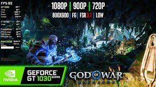 God of War Ragnarok on GT 1030 hits 60FPS