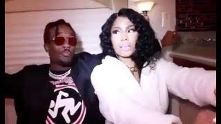 Lil Uzi Vert Teaches Nicki Minaj The Shoulder Roll Dance High AF On Tour Bus