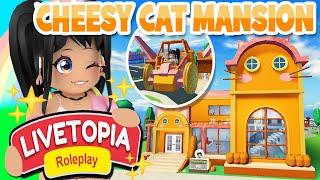 *FREE* CHEESY CAT MANSION & *SECRET* CHEESE VEHICLE in LIVETOPIA Roleplay roblox