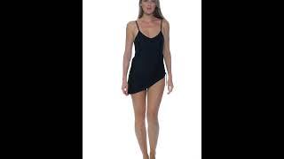 ClubSwim Glamour Solid Side-Tie Underwire Swim Dress  SwimOutlet.com