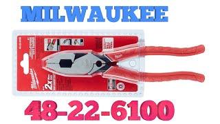 MILWAUKEE  LINEMANS PLIER REVIEWMILWAUKEE 48-22-6100 #milwaukeetools