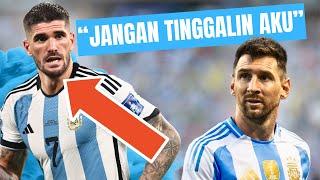 Messi pengen pensiun dari argentina karena De Paul?