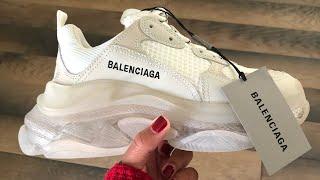 Unboxing Balenciaga Triple S Sneakers 