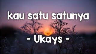 kau satu satunya - Ukays lirik #kausatusatunya #ukays #amirukays #jiwangrock90an #rockmalaysia