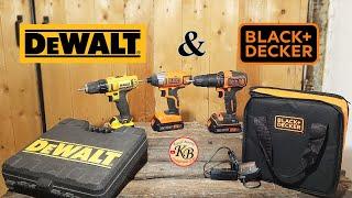 Набор Black+Decker шуруповерт + винтоверт BCK21S2S-QW в сумке  сравнение с DeWalt DCD 710.