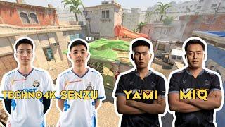 Senzu POV wTechno4K vs yAmi MiQ Zesta + VOICE COMMS 24510 CS2 FACEIT September 29th 2024