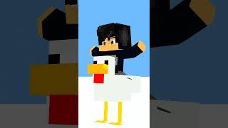 Chicken FUNNY Dance #memes MINECRAFT #shorts