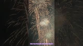 Новогодний салют в Майами 2023 - Miami Beach - Ocean Drive New Year 2023 Fireworks