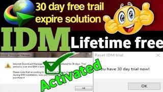 idm has not been registered for 30 days trial period is over solution  how to use idm after 30 days