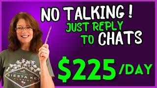 HURRY   $225Day No Talking Remote Jobs Replying To Chat Messages