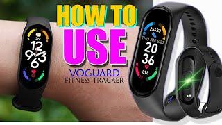 HOW TO USE VOGUARD Fitness Tracker Watch? Connect to Bluetooth easily  Mrs. Suzette