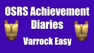 OSRS Varrock Easy Achievement Diary Guide - Oldschool Runescape Quest  Guide