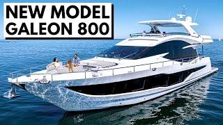 LARGEST EVER BUILT GALEON 800 FLY Brand New Model Motor Yacht Tour & Specs