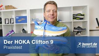 Der Hoka Clifton 9 - Praxistest mit Martin von bunert  bunert.de