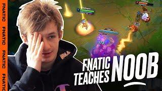 Nemesis coaches noob how to get out of Silver  Fnatic Teaches Noob Ep3