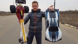 DRAGRACING  Самодельный ДРАГСТЕР против БЕШЕНОЙ Traxxas XO1 100+ кмч