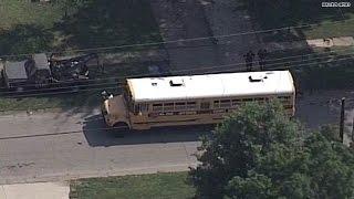 WATCH Little girl dragged 100 feet by bus