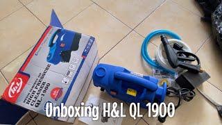 Unboxing Mesin Cuci Motor & Mobil H&L QL 1900 High Pressure