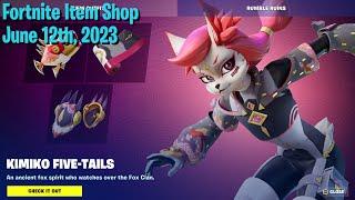  #Fortnite Item Shop - June 12th 2023  Kimiko Five-Tails