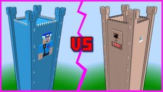 KEREM KOMİSER KULE VS TEPEGÖZ KULE  - Minecraft