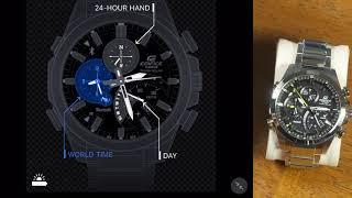 Casio Edifice EQB-501 In Depth Watch Review with Bluetooth Casio+ Casio Plus App Bracelet Size