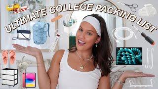 WHAT TO PACK FOR COLLEGE 2024  ultimate college packing list for freshman dorm living