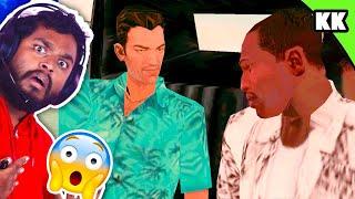 GTA San Andres CJ Meets Tommy Vercetti   #mrkk #gta #gaming #gameplay