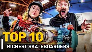 TOP 10 RICHEST SKATEBOARDERS