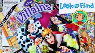 Disney Villains Look & Find Puzzle Book Game  Super Fun